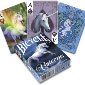 Baraja Bicycle Anne stokes Unicorns